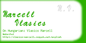 marcell vlasics business card